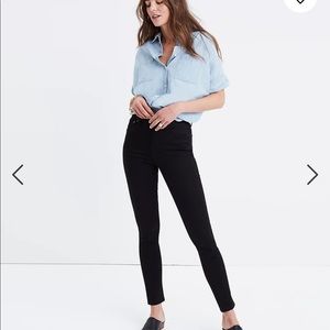 Madewell 10” High Rise Skinny Jeans in Carbondale Wash
